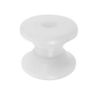 Hemobllo White Nylon Anchor Roller for Boat Trailer, Heavy Duty Marine Craft Pulley with Smooth Rolling Performance and Easy Installation, Suitable for Kayak and Yacht Boating Use