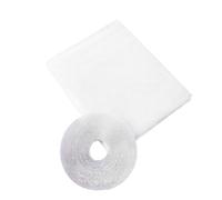 Hemobllo White Nylon Window Fly Screen Mesh Net, 1 Roll, Self- Hook and Loop Pasted Stripe Sticker, Grill Screen Cover, for Window