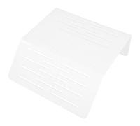 Hemobllo White Plastic Turtle Ramp and Basking Platform for Aquatic Turtle Tank Accessories, Enhance Physique and Promote, for Fish Tank Decoration and Rest Stand