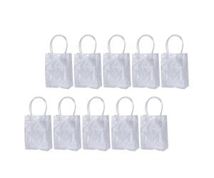 Hemobllo Wine Bottle Bags Portable Handheld 10pcs Pvc Multi-function Wine Tote Bags Easy to Wipe Clean for Red Packing and Parties