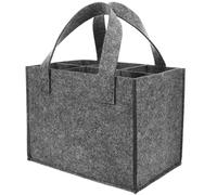 Hemobllo Wine Bottle Carrier Bag Divided Storage Wine Bag and Felt for Home and Bars with Handles Lightweight Beautiful Appearance