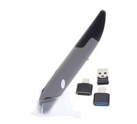 Hemobllo Wireless Mouse Pen with Ergonomic Design and Adjustable Stand, 2.4g Wireless Pen Mouse for Laptop and Tablet, Plastic Material with 4 Keys and 1600dpi Precision for Comfortable