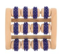 Hemobllo Wood Foot Massager Plantar Relief Foot Roller Massage Ball Acupoint Massager for Heel Arch Muscle Relax, Relax Feet Massage for Travel