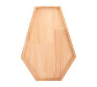 Hemobllo Wooden Coffin Shaped Serving Tray for Serving Fruits and Snacks, Minimalist Elegant Design Made of Wood, for Occasion and Dining Table Use