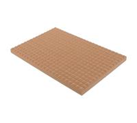 Hemobllo Wooden Foot Massage Board Pyramid Shaped Acupressure Mat for Feet Stimulation and Fatigue Relief, Natural Wood Design, Compact Size 30x20x1.7cm, for Relaxation the Go and Spa