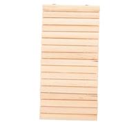 Hemobllo Wooden Hamster Ladder for Cage with Climbing Platform and Multi-functional Design, Safe Small Pet Wooden Encouraging Exercise for Hedgehogs and Hamsters in Brown