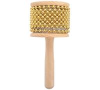 Hemobllo Wooden Handle Cabasa African Musical Instrument Handheld Shaker Percussion for Jazz Latin Music Boys and Girls Creative Toy