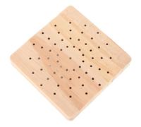 Hemobllo Wooden Nail Drill Bit Display Holder Sturdy Multi-hole Design for Organising Nail Drill Bits for Personal Use