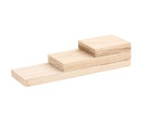 Hemobllo Wooden Specimen Display Stand for Pinning with Center Hole for Needle Insertion for Entomology and School Exhibits