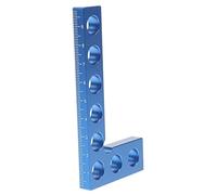 Hemobllo Woodworking Measure Tool Metric L Shaped Aluminum Alloy Square for Marking Framing and Model Making 100mm Height