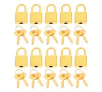 Hemobllo Zinc Alloy Pad Lock for Securing Cabinet Doors Daily Use Locker Lock with Keys Featuring and Versatile Protection for On-the-go Security