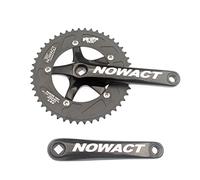 HEMODIAN Crankset 130 BCD Single Speed Fixed Gear Bike Crankset 48T Road Crank Set Aluminum Alloy Chainwheel Chainring