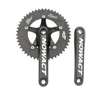 HEMODIAN Crankset 48T Road Bike Crankset 130 BCD Single Speed Fixed Gear Crank Set Aluminum Alloy Chainwheel Chainring