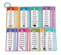 Hemoravoma Little Wandle Phonics Flash Cards Set, 1000 Sight Words & Games for Home Learning, Nursery, Daycare Spelling & Reading Activity for Children Ages 3-6 Phases 2-5 Resources