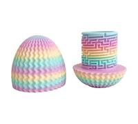 Hemoravoma Mystery Egg Maze Puzzle Box - 3D Printed Money Gift Box with Hidden Compartment, Fun Brain Teaser & Secret Storage for Cash & Small Gifts, Creative Present for Adults & Kids (B)