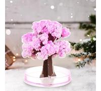 Hemore Crystal Growing Kit, Cherry Blossom Trees Crystal Growing Kits for Kids 9-12, DIY Educational Craft Grow Crystals Kit for Kids Birthday