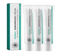 Hemorrhoid Cream, Herbal Hemorrhoids Cream, Soothes Discomfort, for Men and Women (3 Pcs)