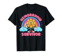 Hemorrhoid Survivor Funny Sarcastic Y2K Meme Shirt T-Shirt