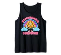Hemorrhoid Survivor Funny Sarcastic Y2K Meme Shirt Tank Top