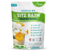 Hemorrhoid Treatment Sitz Bath Salt Natural Soaking Blend - Epsom Salt with Pure Essentials Oils for Fissure, Postpartum Care, Bartholin Cyst Treatment - Essential Mix for Self Care