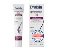 Hemorrhoids Treatment Gel by Evolsin - Targeted Relief for External Hemorrhoids, Anal Itching & Discomfort - Helps Reduce Itching, Swelling & Pain, 40 ml