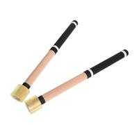 HEMOTON 1 Pair Classic Wood Drumsticks with Plastic Tips, Anti-slip and Wear-resistant Drum Mallets for Jazz and Live Performance, Precisely Weighted Percussion Instrument Sticks