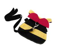 HEMOTON 1 Set Cute Bunny Harness with Leash Summer Rabbit Vest Skin Friendly Washable for Outdoor Walks and Photos Pet Costume for Lop Eared Rabbits