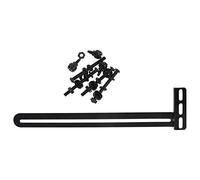 HEMOTON 1 Set GPU Fan Bracket Vertical Cooling Rack for DIY Computer Case Graphics Card Heat Dissipation Cooling Fan Mount Convenient Assembly Metal Holder Video Card Heatsink Support