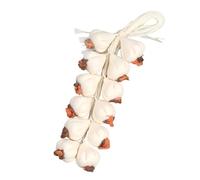 HEMOTON 1 String Mini Garlic Decor Miniature Garlic Model Vegetable Mini House Simulation Props Sturdy Miniature Models for Dollhouse Accessories