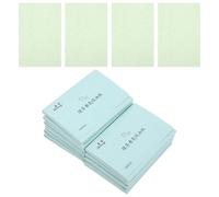 HEMOTON 10 Boxes Facial Oil Absorbing Blotting Papers Double Sided Ultra Thin Skin Care Tissue Sheets for Face and T-Zone Use Suitable for Men and Women Green Paper
