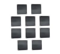 HEMOTON 10 Pcs Fan Dust Filter Strainer Hvac Filter Computer - Mesh Cooler Fan Conditioner Filters Fan Mesh Cooler Dust-proof Mesh Fan Dust-proof Case Fan Dust Mesh Pvc The Host Heat Sink