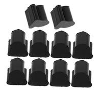 HEMOTON 10 Pcs French Horn Valve Stopper Rubber Pads for Trombone and Brass Instruments, Black Rubber Material, 4mm Thickness, Reducing Wear and Tear, Easy Installation, Wind Instrument