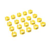 HEMOTON 100 Pcs Pigeon Leg Rings Lightweight Reusable Plastic Foot Rings for Poultry Identification for Birds Pigeons Ducks and Chicks Easy to Apply Carry