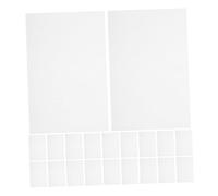 HEMOTON 100 Sheets Birdcage Absorbent Paper Flexible Cage Liners Birdcage Lining Paper Absorbent Bird Cage Liner White