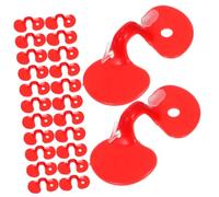 HEMOTON 1000pcs Pinless Poultry Blinders Anti-pecking Spectacles for Chickens Roosters and Pheasants Medium Ergonomic Design Safety Eye Protection for Poultry Farming