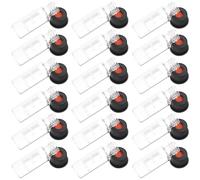 HEMOTON 100pcs 2ml Sample Bottles with Threaded Mouth Technology, Synthetic Material, Leak-proof and Good Sealing Liquid Sampling Vials for Essential Oil and Pharmacy Use