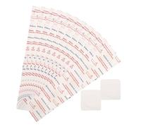 HEMOTON 100pcs Adhesive Bandages with Nearly Invisible Protection and Skin Friendly Pe Material, Square Shape for Emergency First Aid and Travel, Breathable Tape for Wound Care