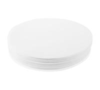 HEMOTON 100pcs Disposable Parrot Cage Liners Pads Absorbent Nonwoven Bird Cage Tray Liners 34cm Diameter round Fecal Mat Sheets for Pet Bird Bedding and Bottom Protection