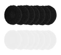HEMOTON 100pcs Mm Sponge Earbud Tips Replacement Covers for Headphones and Earphones in Black and White, Comfortable Soft Material with Easy Installation and Universal Fit for Prolonged