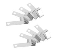 HEMOTON 10pcs 9v Aa Battery Spring Contact Plates Metal Battery Connector Replacement for Electronic Devices Quick Disconnect for Remote Controls and Chargers