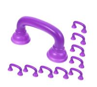 HEMOTON 10pcs Boys and Girls Pretend Phone Toy Speech and Language Handset for Classroom Use Purple Realistic Plastic Simulation Handset Auditory Feedback Reading Phones for Early Education