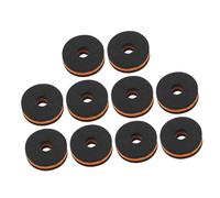 HEMOTON 10pcs Cymbal Pads Non-slip Felt Drum Set Gadgets for Practice Pad Drumming Drum Mute for Kit Accessories