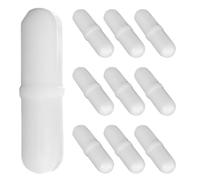 HEMOTON 10pcs Magnetic Stir Bars High-speed Cylindrical Stirrer Rods for Laboratory Chemical Industrial Uniform Liquid Mixing Easy Operation Multi-use Magnetic Mixer