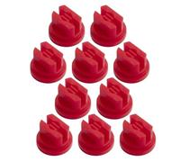 HEMOTON 10pcs Plastic Flat Fan Spray Nozzles Replacement for Garden Sprayers Stable Atomizing Mist Tips for Agricultural Irrigation Cooling Cleaning and Weeding with Wide Pipeline