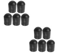 HEMOTON 10pcs Replacement Double Bass Endpin Tip Rubber Stopper for Upright Bass Endpin Convenient Musical Instrument Accessory