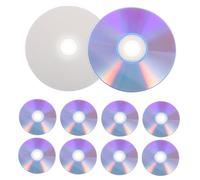 HEMOTON 10pcs Rewritable Blank Cd-rw Discs High Capacity Storage Media for Music Recording Phone Call Archiving Video Backup Compatible with CD Dvd Burners Multipurpose Data Duplication