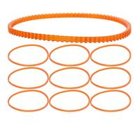 HEMOTON 10pcs Sewing Machine Belt Pu Orange Motor Stretch Belt Easy to Remove Safe to Use Lightweight for Domestic Sewing Machine Professionals