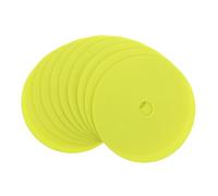 HEMOTON 10pcs Soccer Training Spot Markers High Visibility Non Slip Flat Discs for Agility Drills Durable Use for Football and Classroom Activities