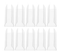 HEMOTON 10pcs Supermarket Accessory Price Tag Holder Shelf Label Holder with Multiple Use Design and Sturdy PVC and Pet Material for Shopping Malls and Shops