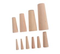 HEMOTON 10pcs Tapered Wooden Plugs Soft Yacht Emergency Conical Bungs for Boats Yachts Durable Leak Stopper Accessories